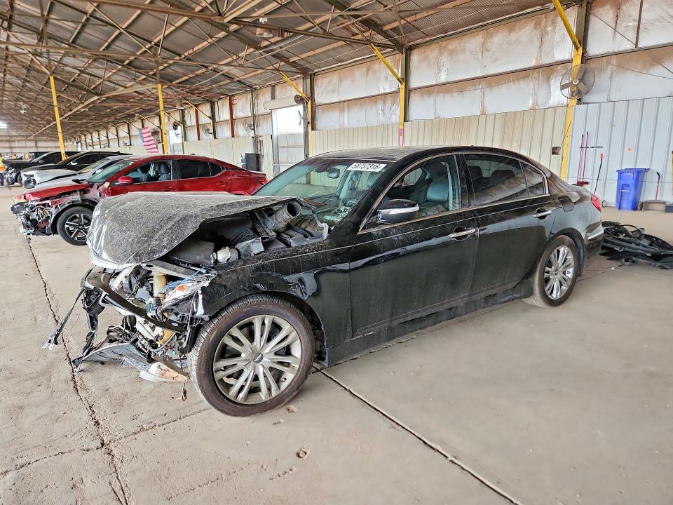 2012 Hyundai VIN KMHGC4DD1CU154199 COPART salvage auction — FRONT END, Az - Certificate Of Title, sold $500 on 2026-07-15 (photo 1)