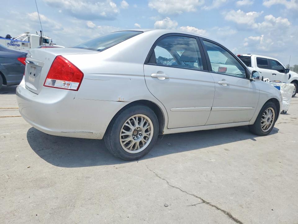 2008 Kia Spectra VIN KNAFE121385529381 COPART salvage auction — FRONT END, Tn - Salvage Certificate, sold $275 on 2026-07-15 (photo 3)