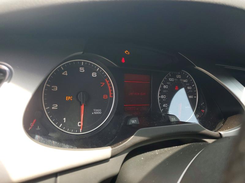 2011 Audi A4 VIN WAUDFAFL0BN015141 COPART salvage auction — REAR END, Ga - Cert Of Title-Salvage, sold $550 on 2026-07-31 (photo 9)