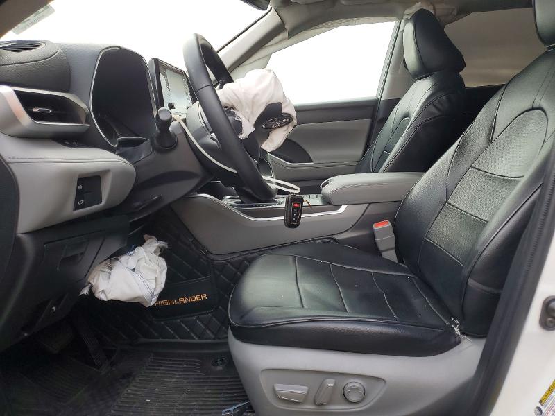 2022 Toyota Highlander hybrid VIN 5TDHBRCH2NS545818 COPART salvage auction — FRONT END, CA - SALVAGE CERTIFICATE, sold $11,900 on 2026-07-23 (photo 7)