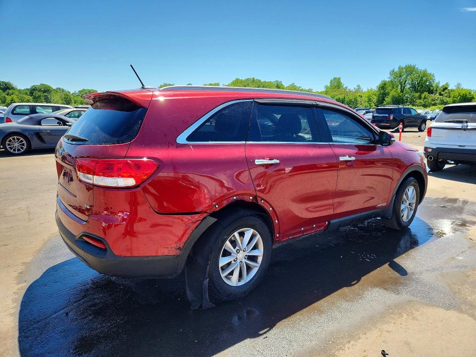 2016 Kia VIN 5XYPGDA5XGG173301 COPART salvage auction — SIDE, Salvage Title, sold $1,400 on 2026-07-28 (photo 3)
