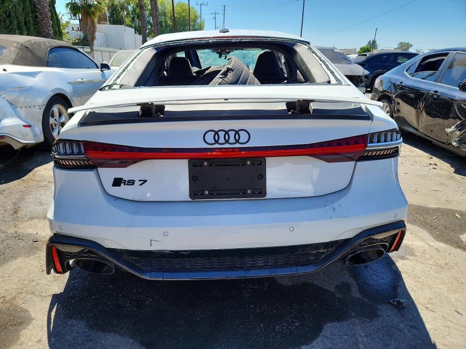 2021 Audi Rs7 VIN WUAPCBF24MN903029 COPART salvage auction — ROLLOVER, CA - SALVAGE CERTIFICATE, sold $60 on 2026-07-28 (photo 6)