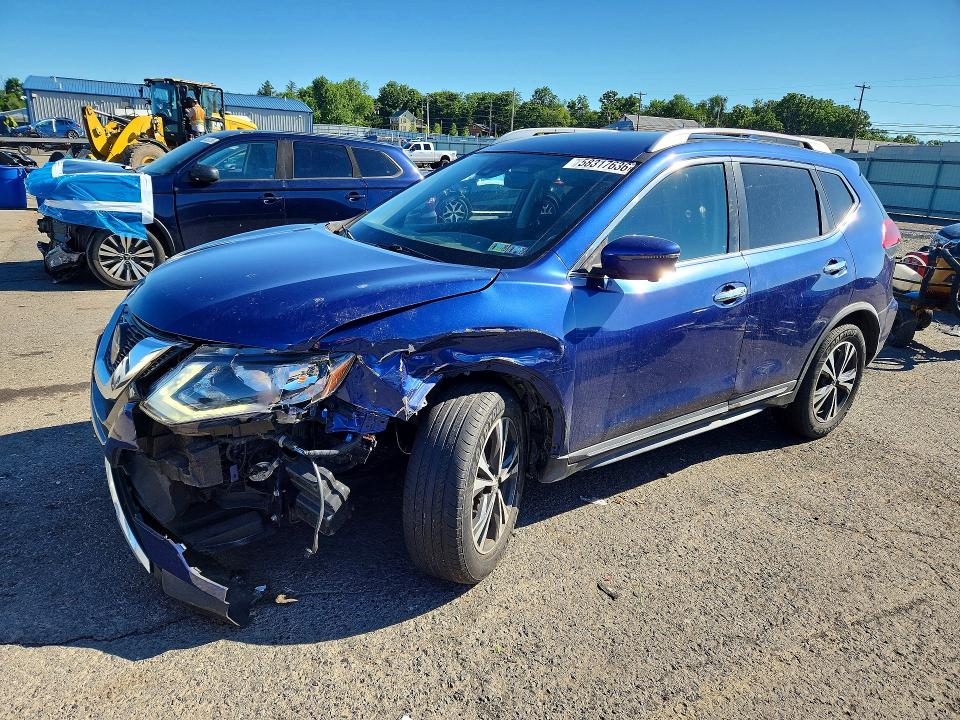 2018 Nissan Rogue VIN JN8AT2MT3JW462065 COPART salvage auction — FRONT END, Pa - Certificate Of Salvage, sold $2,950 on 2026-07-31 (photo 1)