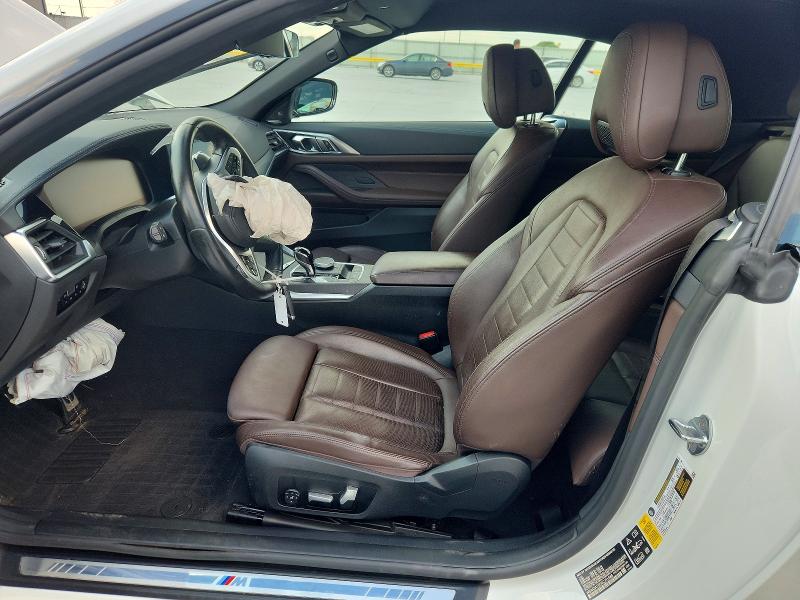 2022 BMW 4er VIN WBA43AT05NCJ51848 COPART salvage auction — FRONT END, Tx - Certificate Of Title, sold $15,200 on 2026-08-21 (photo 7)