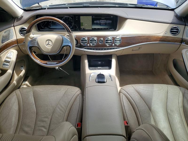 2016 Mercedes-benz S class VIN WDDUG8FB0GA210953 COPART salvage auction — FRONT END, Pa - Cert Of Title, sold $4,250 on 2026-07-28 (photo 8)