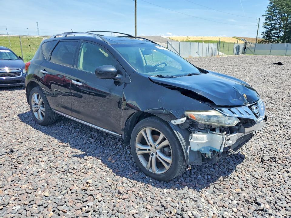 2009 Nissan Murano VIN JN8AZ18WX9W114286 COPART salvage auction — FRONT END, In - Cert Of Title-Salvage Title, sold $525 on 2026-07-21 (photo 4)