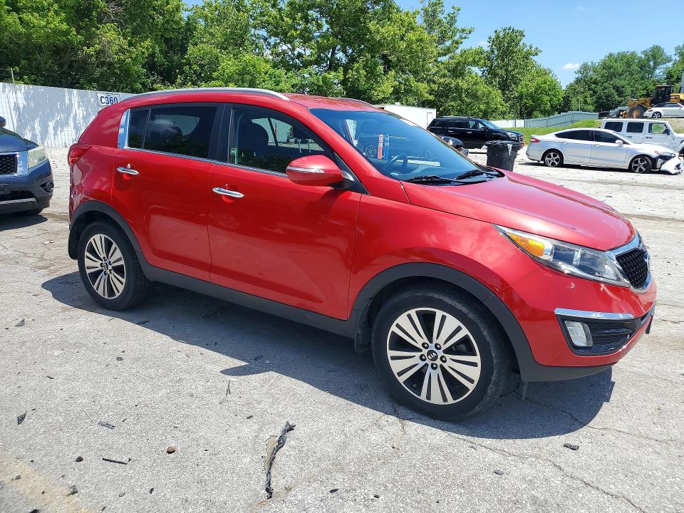 2014 Kia Sportage VIN KNDPC3AC3E7599247 COPART salvage auction — REAR END, MO - SALVAGE CERTIFICATE OF TITLE, sold $1,100 on 2026-07-02 (photo 4)