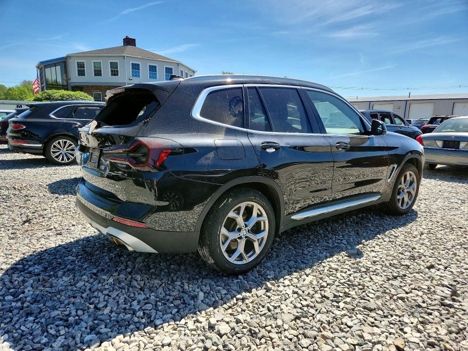 2022 BMW X3 VIN 5UX53DP02N9L69325 COPART salvage auction — REAR END, Ma - Cert Of Title-Salvage, sold $17,300 on 2026-07-08 (photo 3)