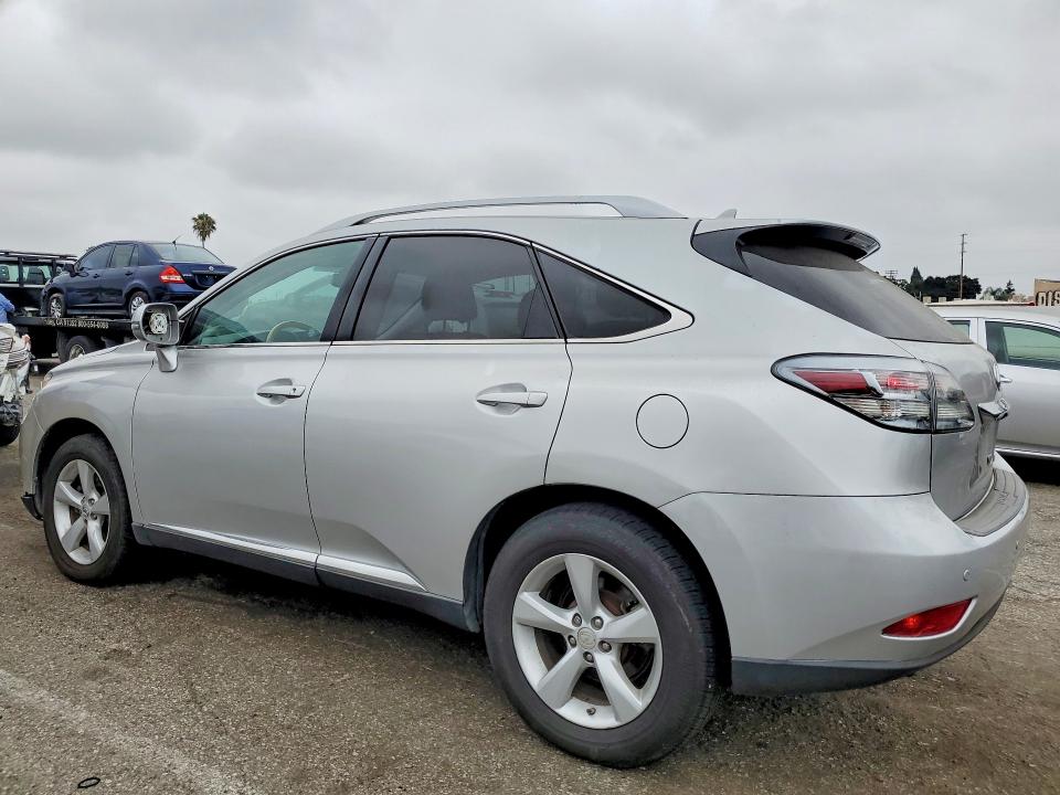 2012 Lexus Rx VIN 2T2BK1BA7CC143323 COPART salvage auction — FRONT END, Ca - Salvage Certificate, sold $4,350 on 2026-07-09 (photo 2)