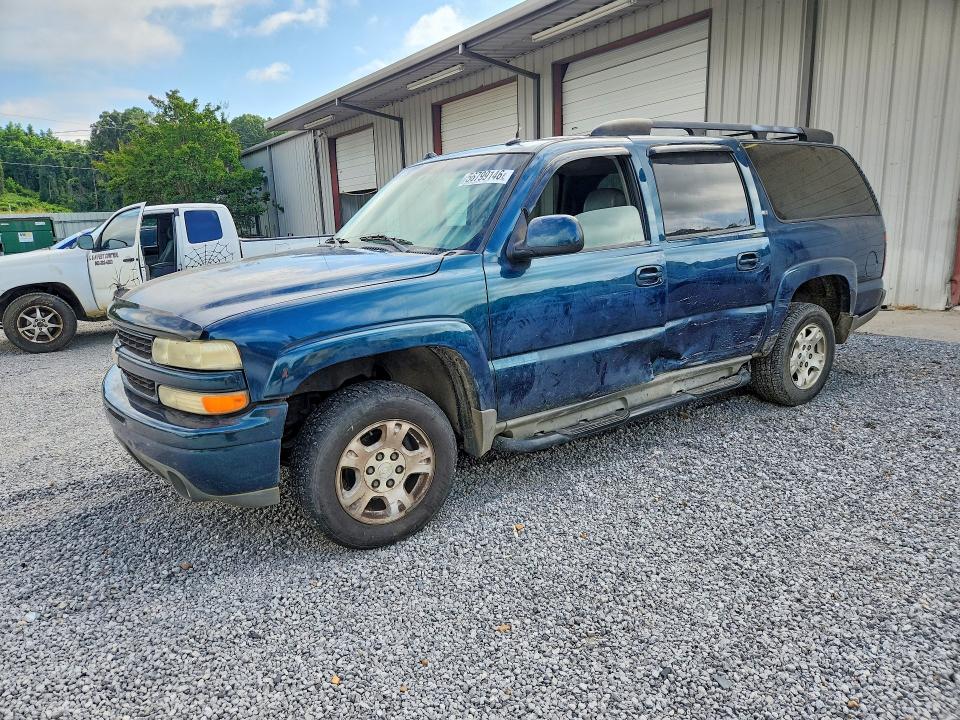 2005 Chevrolet Suburban VIN 3GNFK16Z45G158562 COPART salvage auction — SIDE, MS - CERT OF TITLE-SALVAGED, sold $650 on 2026-07-08 (photo 1)