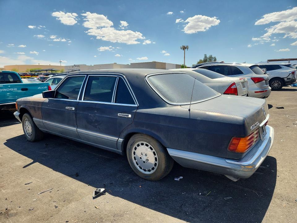 1986 Mercedes-benz S-klasse VIN WDBCA35D7GA210198 COPART salvage auction — STRIPPED, Nv - Lien Papers, Clean Title, sold $500 on 2026-07-29 (photo 2)