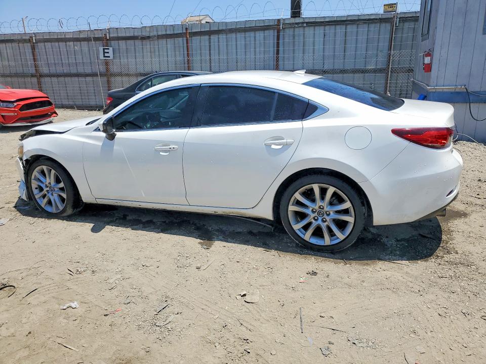2016 Mazda 6 VIN JM1GJ1V5XG1443606 COPART salvage auction — FRONT END, Ca - Salvage Certificate, sold $1,350 on 2026-07-20 (photo 2)