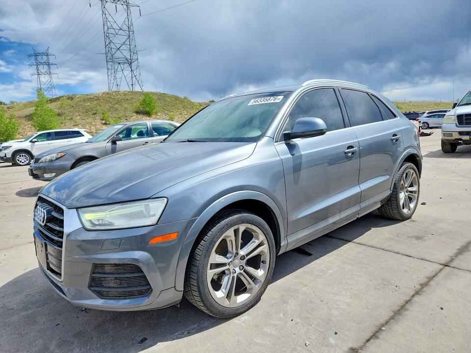 2016 Audi Q3 VIN WA1EFCFS6GR007789 COPART salvage auction — FRONT END, Co - Certificate Of Title, sold $3,350 on 2026-07-15 (photo 1)