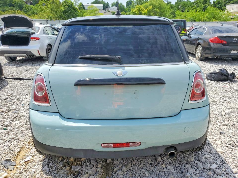 2013 Mini Cooper VIN WMWSU3C55DT545604 COPART salvage auction — MECHANICAL, Ky - Cert Of Title-Rebuilt Vehicle, sold $600 on 2026-08-14 (photo 6)