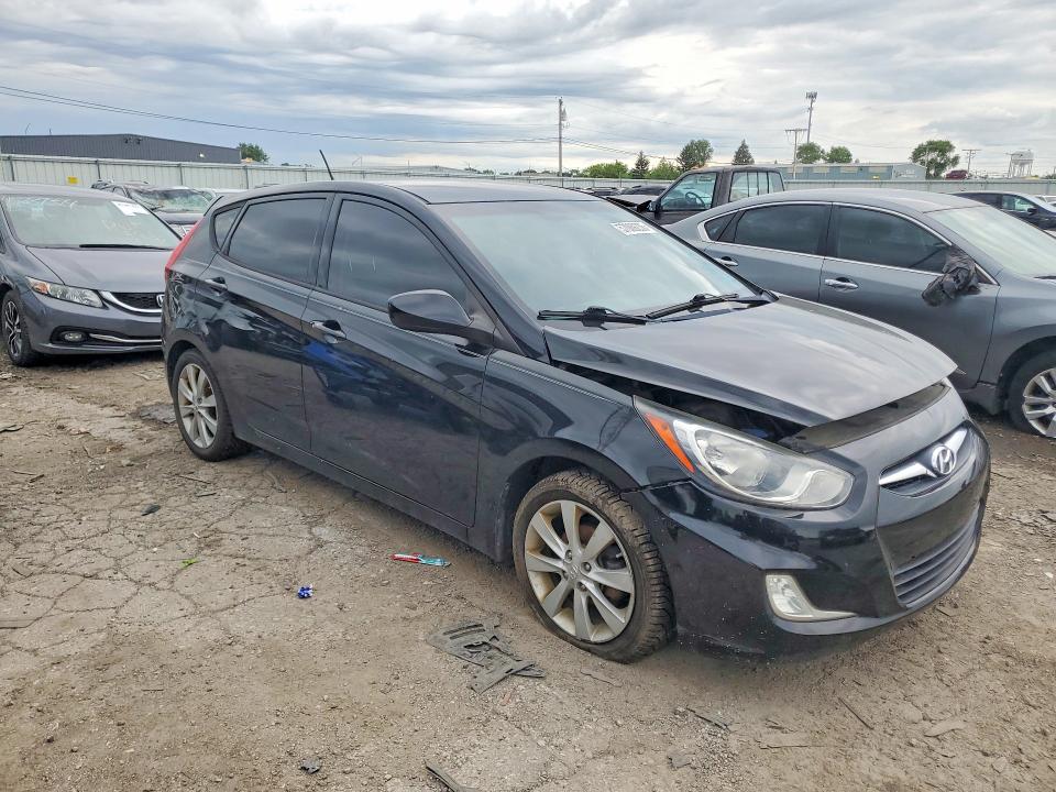2012 Hyundai VIN KMHCU5AEXCU045013 COPART salvage auction — FRONT END, IN - CERT OF TITLE-SALVAGE TITLE, sold $375 on 2026-07-27 (photo 4)