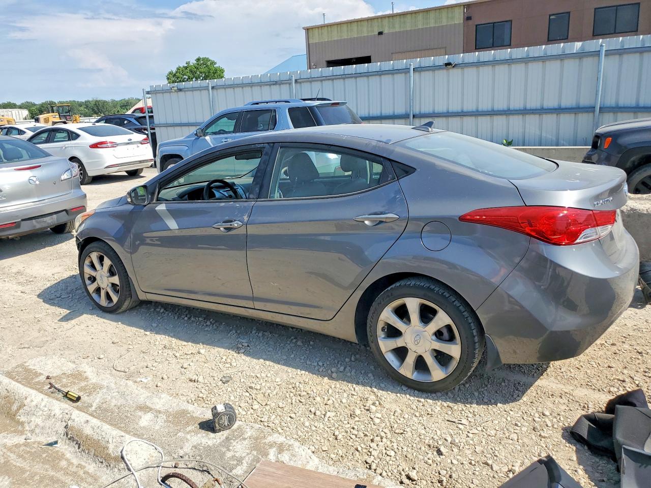 2012 Hyundai Elantra VIN 5NPDH4AE3CH135136 COPART salvage auction — Front End, MO - SALVAGE CERTIFICATE OF TITLE, sold $575 on 2026-07-09 (photo 2)