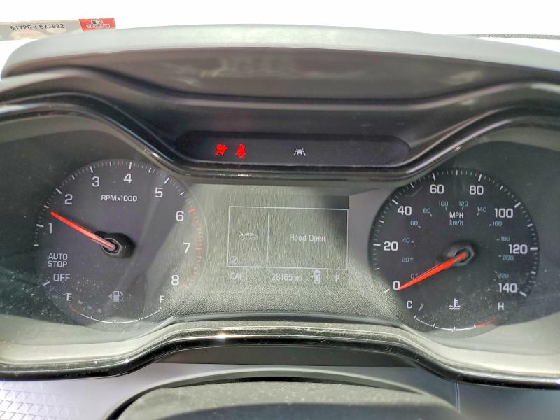 2024 Chevrolet Trax VIN KL77LFE21RC223501 COPART salvage auction — FRONT END, Tx - Salvage Vehicle Title, sold $6,300 on 2026-07-02 (photo 9)
