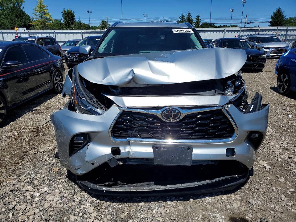 2021 Toyota VIN 5TDDZRBH0MS534035 COPART salvage auction — FRONT END, MD - CERT OF SALVAGE > 75% DAMAGE, sold $14,000 on 2026-07-27 (photo 5)