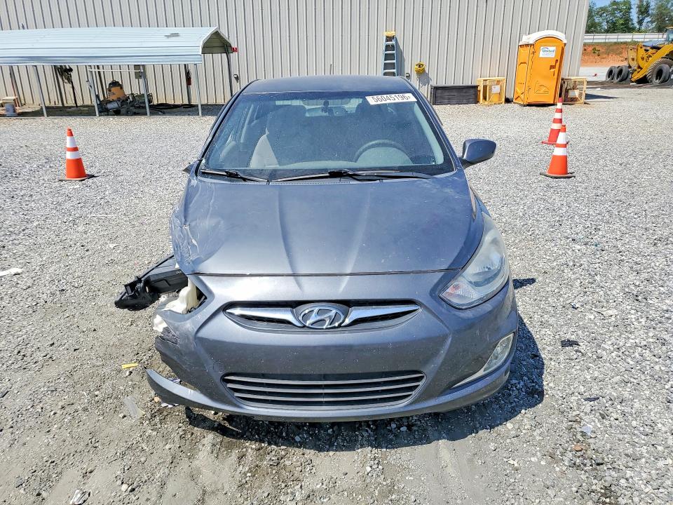 2013 Hyundai Accent VIN KMHCU4AEXDU339099 COPART salvage auction — FRONT END, Sc - Cert Of Title-Salvage, sold $550 on 2026-07-13 (photo 5)