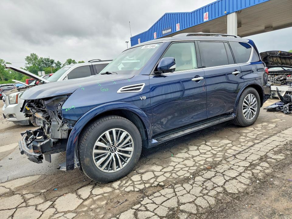 2021 Nissan Armada VIN JN8AY2BD6M9661000 — COPART salvage auction photo