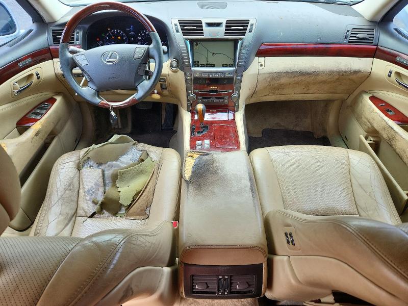 2009 Lexus Ls VIN JTHCL46F095002966 COPART salvage auction — SIDE, Al - Cert Of Title-Salvage Title, sold $725 on 2026-07-27 (photo 8)