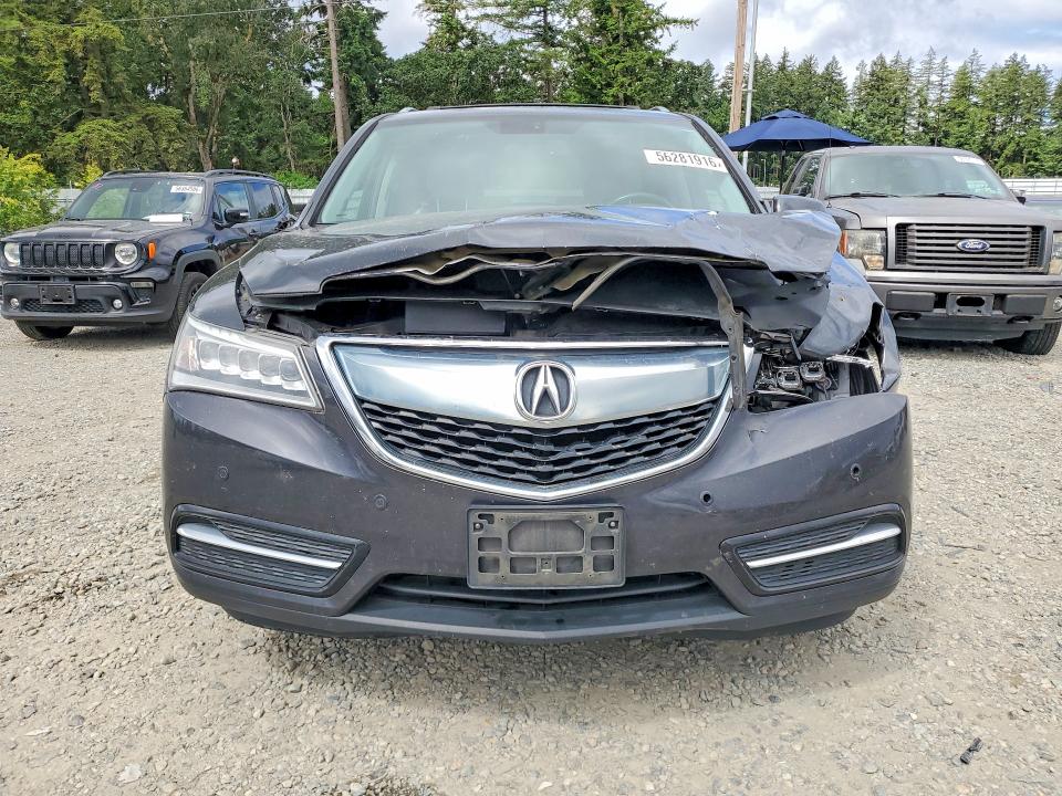 2015 Acura Mdx VIN 5FRYD4H89FB032303 COPART salvage auction — FRONT END, Wa - Bill Of Sale, sold $1,300 on 2026-07-17 (photo 5)