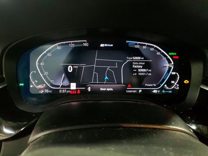 2020 BMW 5er VIN WBAJB1C05LCD36181 COPART salvage auction — FRONT END, Mn - Cert Of Title-Salvage, sold $450 on 2026-07-28 (photo 9)