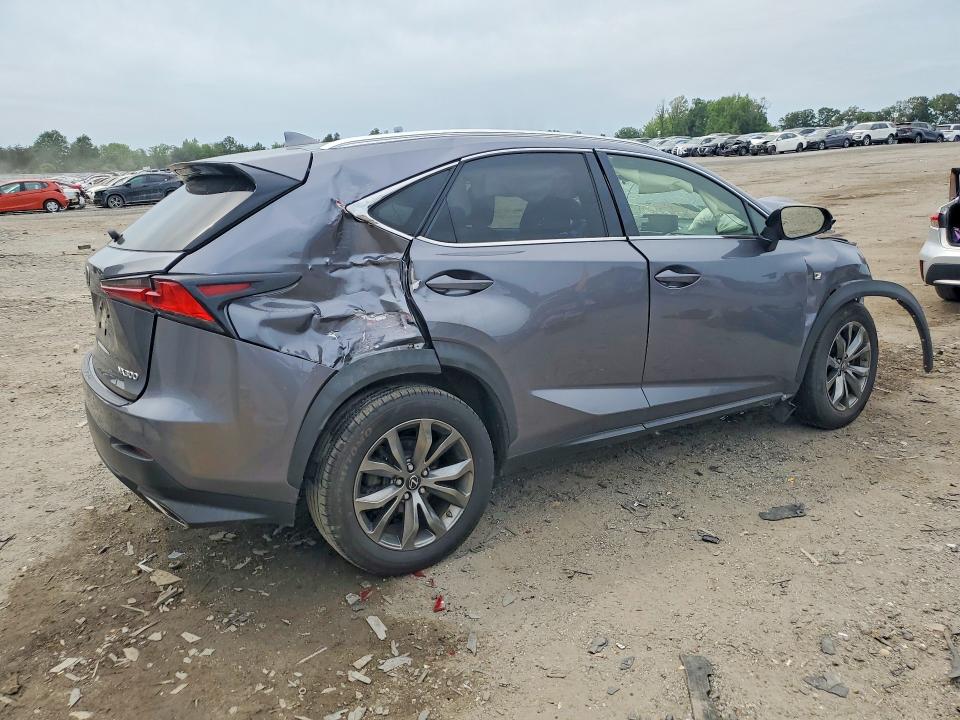 2019 Lexus Nx VIN JTJYARBZ5K2152392 COPART salvage auction — FRONT END, VA - CERT OF TITLE - SALVAGE, sold $2,950 on 2026-07-08 (photo 3)