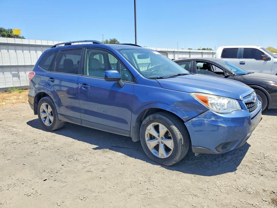 2014 Subaru Forester VIN JF2SJAEC1EH513461 COPART salvage auction — FRONT END, Ca - Salvage Certificate, sold $2,400 on 2026-07-16 (photo 4)