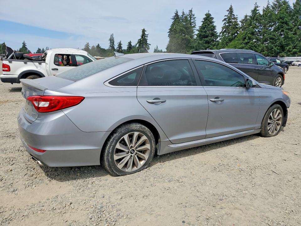 2015 Hyundai Sonata VIN 5NPE34AF2FH022763 COPART salvage auction — FRONT END, Wa - Bill Of Sale, sold $725 on 2026-07-02 (photo 3)