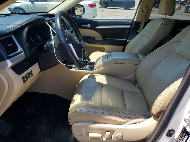 2015 Toyota Highlander VIN 5TDJKRFHXFS079344 COPART salvage auction — MINOR DENT/SCRATCHES, Wv - Certificate Of Title (P), sold $9,700 on 2026-07-09 (photo 7)