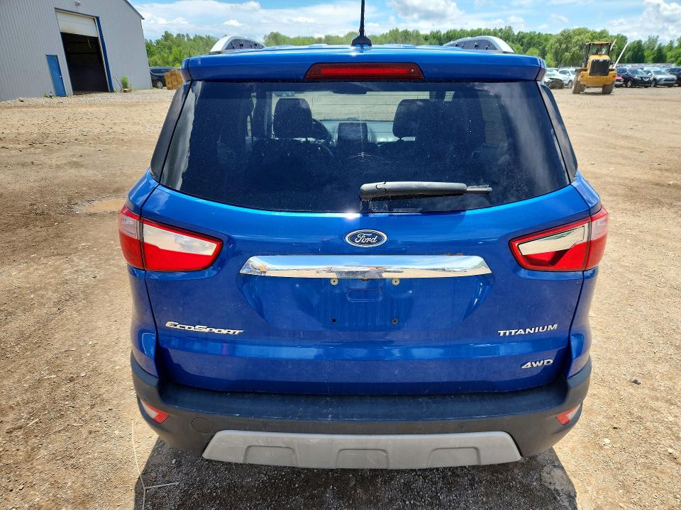 2018 Ford VIN MAJ6P1WL2JC214295 COPART salvage auction — HAIL, Oh - Cert Of Title-Salvage, sold $2,850 on 2026-07-09 (photo 6)