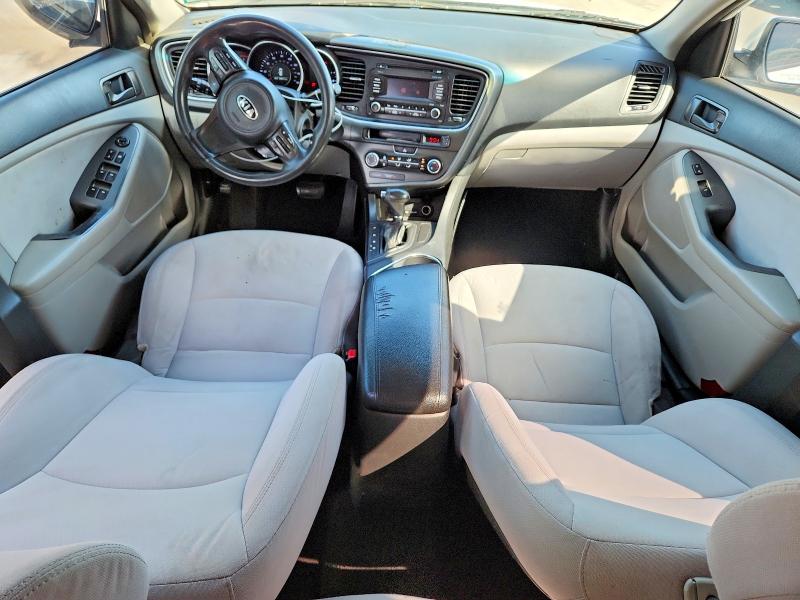 2015 Kia Optima VIN KNAGM4A7XF5538848 COPART salvage auction — FRONT END, Fl - Cert Of Title Slvg Rebuildable, sold $450 on 2026-07-14 (photo 8)