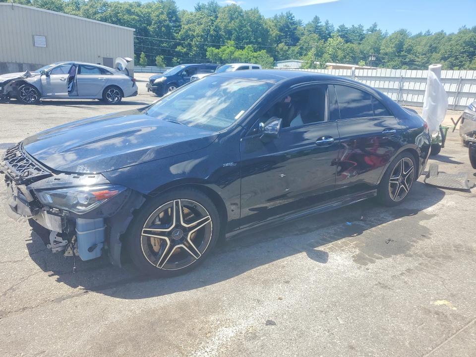 2022 Mercedes-benz Cla-klasse amg VIN W1K5J5BB4NN260271 COPART salvage auction — FRONT END, Ma - Cert Of Title-Salvage, sold $11,700 on 2026-08-18 (photo 1)
