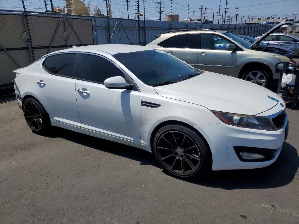 2012 Kia Optima VIN 5XXGM4A77CG022232 COPART salvage auction — REAR END, Ca - Salvage Certificate, sold $950 on 2026-07-08 (photo 4)