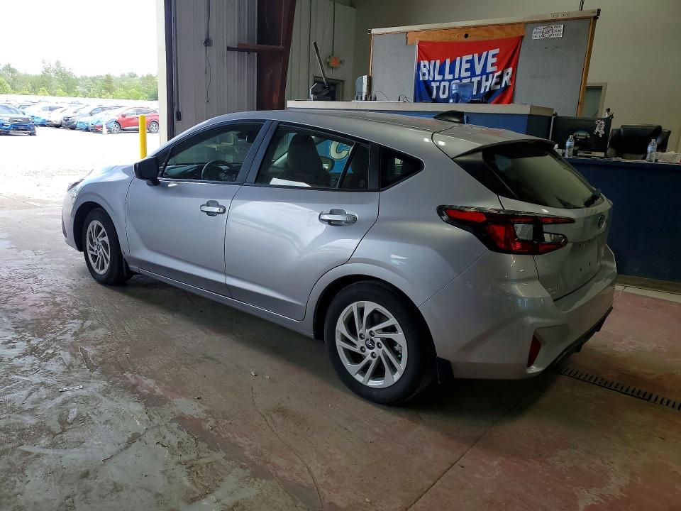 2025 Subaru Impreza VIN JF1GUABC6S8254449 COPART salvage auction — HAIL, Ny - Mv-907A Salvage Certificate, sold $125 on 2026-07-27 (photo 2)