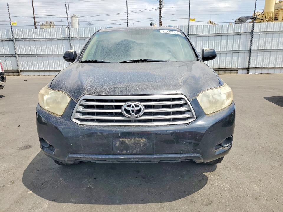 2008 Toyota Highlander VIN JTEDS41A582067666 COPART salvage auction — SIDE, CA - SALVAGE CERTIFICATE, sold $925 on 2026-07-15 (photo 5)
