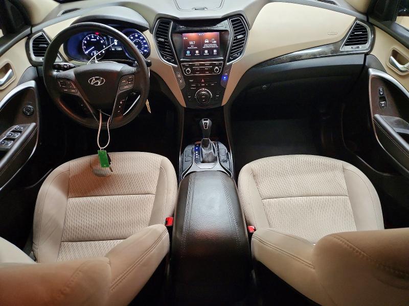2017 Hyundai Santa fe VIN 5XYZU3LB0HG490861 COPART salvage auction — MINOR DENT/SCRATCHES, TX - CERTIFICATE OF TITLE, sold $500 on 2026-07-21 (photo 8)