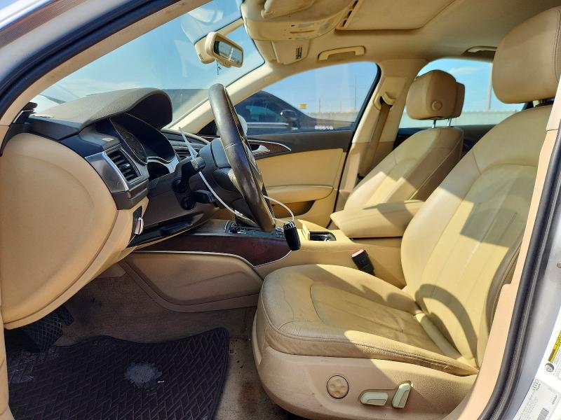 2012 Audi A6 VIN WAUDFAFC5CN146549 COPART salvage auction — NORMAL WEAR, TX - BONDED TITLE - CLEAN, sold $450 on 2026-07-31 (photo 7)