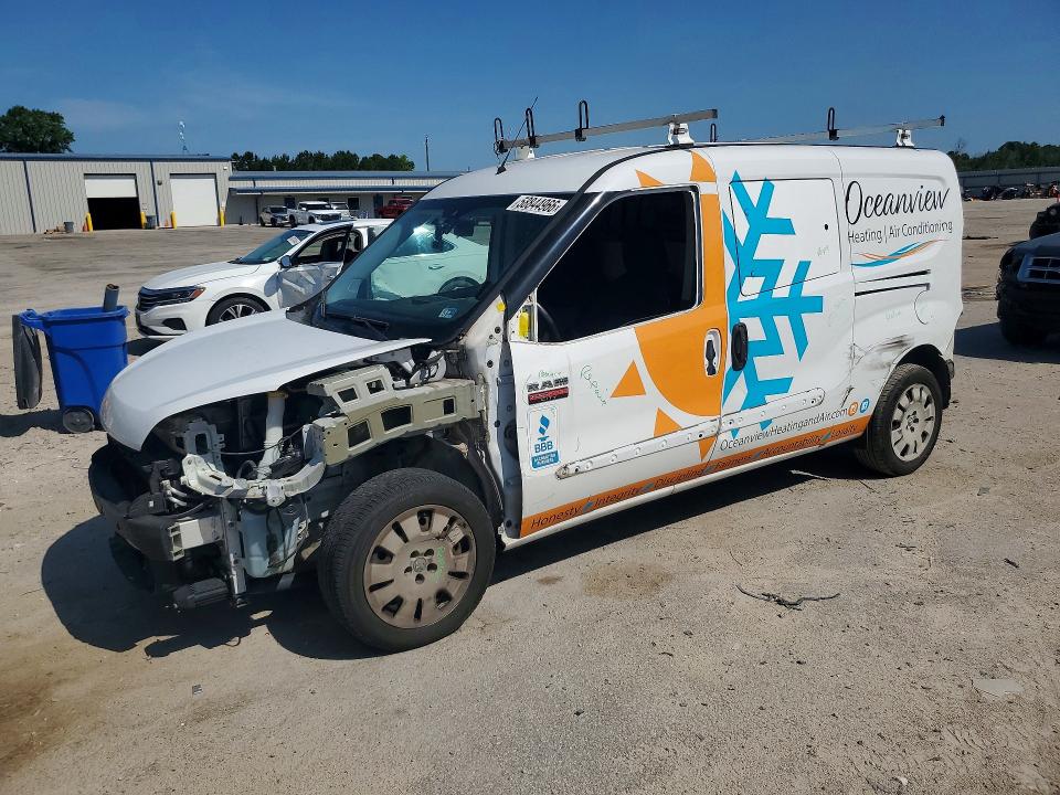 2016 Ram Promaster city VIN ZFBERFBT0G6C73796 COPART salvage auction — FRONT END, Sc - Cert Of Title-Salvage, sold $925 on 2026-07-29 (photo 1)