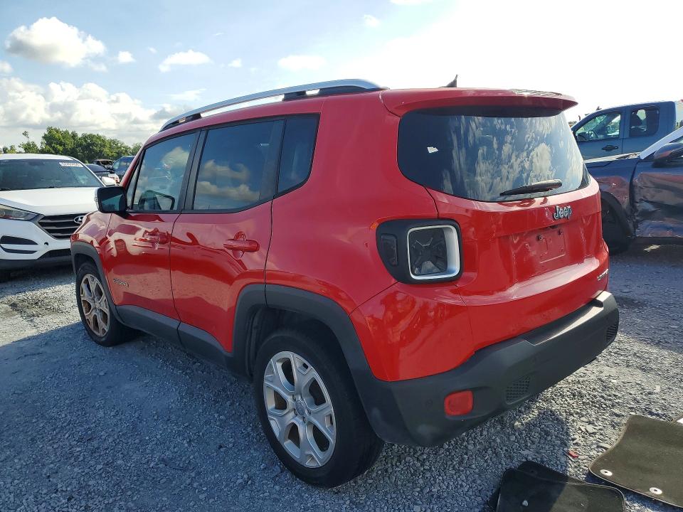2016 Jeep Renegade VIN ZACCJADT2GPD49850 COPART salvage auction — FRONT END, Fl - Cert Of Title-Rebuilt, sold $1,350 on 2026-07-28 (photo 2)