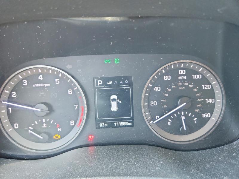 2018 Hyundai Tucson VIN KM8J33A23JU761639 COPART salvage auction — FRONT END, Va - Certificate Of Title, sold $2,200 on 2026-07-08 (photo 9)