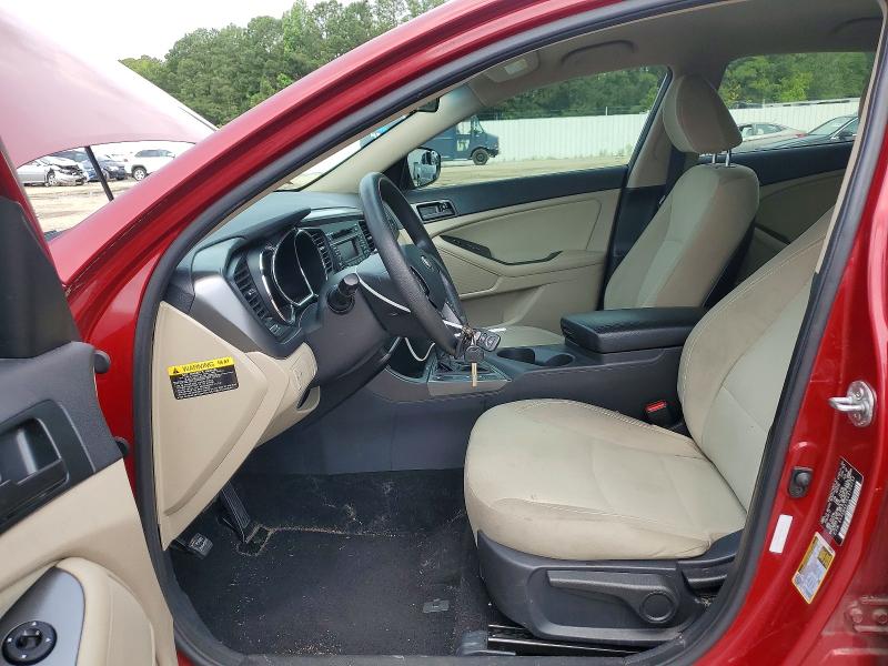 2013 Kia VIN 5XXGM4A76DG189358 COPART salvage auction — FRONT END, Md - Cert Of Salvage > 75% Damage, sold $325 on 2026-07-28 (photo 7)