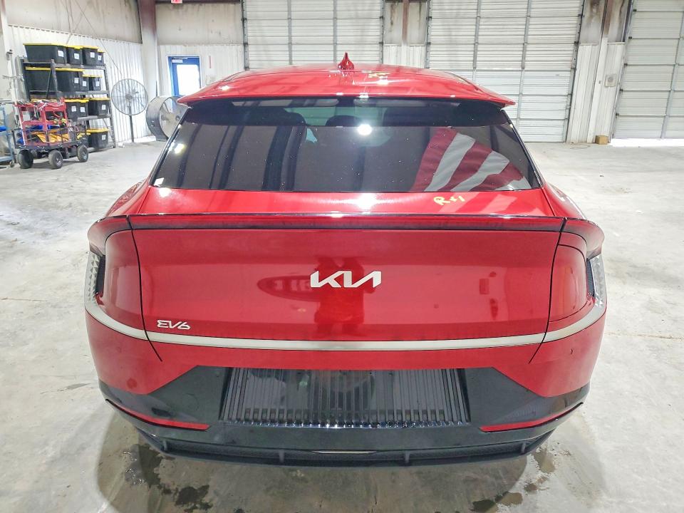 2023 Kia Ev6 VIN KNDC34LA4P5610836 COPART salvage auction — HAIL, Ok - Cert Of Title-Salvage, sold $10,700 on 2026-07-13 (photo 6)