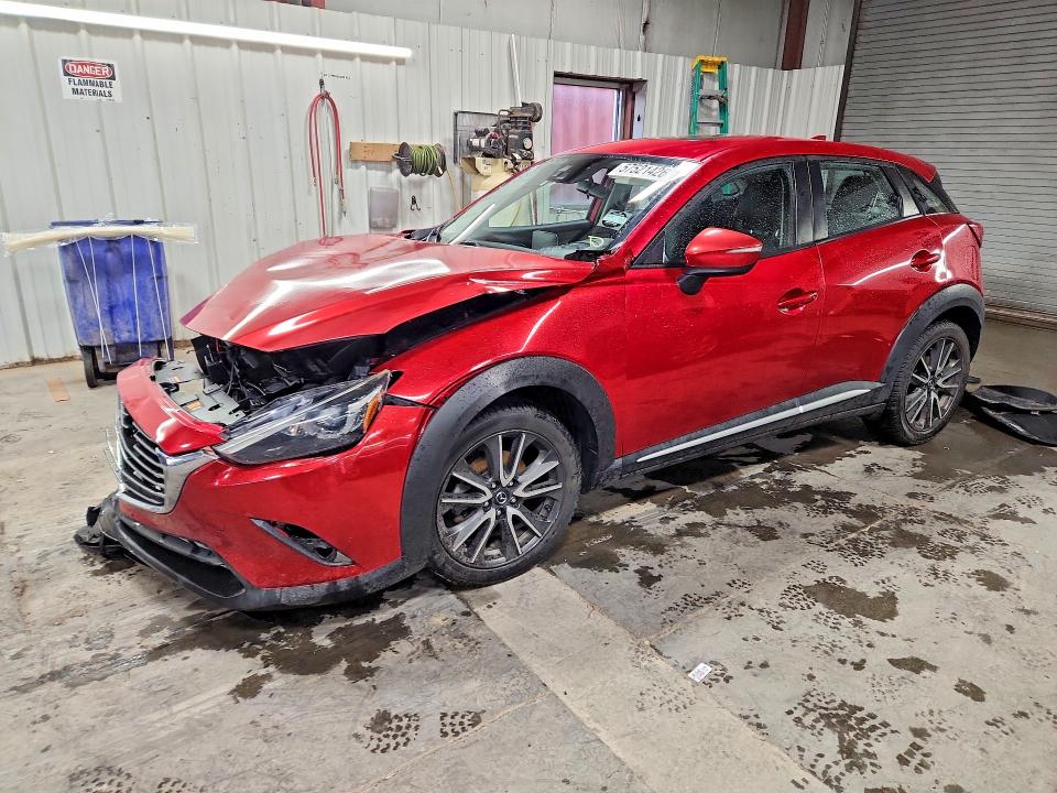 2016 Mazda Cx-3 VIN JM1DKBD77G0125716 COPART salvage auction — FRONT END, Il - Salvage Certificate, sold $925 on 2026-07-28 (photo 1)