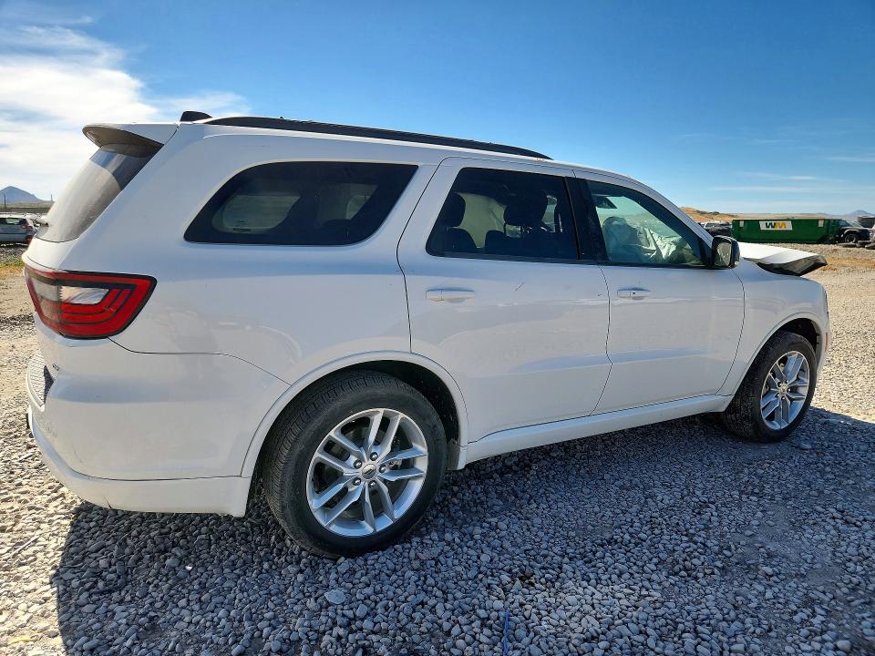2023 Dodge Durango VIN 1C4RDJDG8PC605112 COPART salvage auction — FRONT END, UT - SALVAGE CERTIFICATE, sold $3,150 on 2026-09-17 (photo 3)