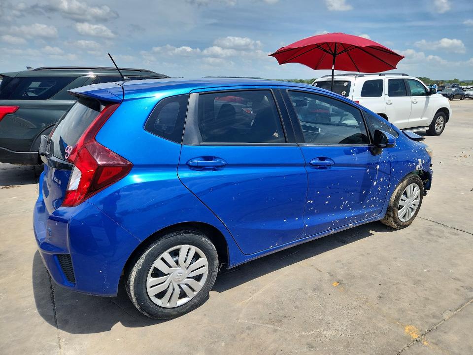 2017 Honda Fit VIN JHMGK5H56HS023108 COPART salvage auction — FRONT END, Tx - Salvage Vehicle Title, sold $175 on 2026-07-30 (photo 3)