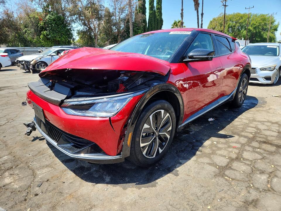 2024 Kia Ev6 VIN KNDC34LA0R5198336 COPART salvage auction — FRONT END, CA - NON-REPAIRABLE VEHICLE CERT, sold $4,050 on 2026-07-13 (photo 1)