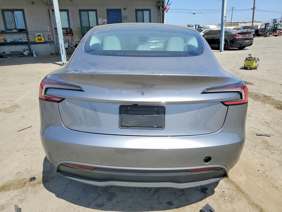 2025 Tesla Model 3 VIN 5YJ3E1EA7SF062599 COPART salvage auction — FRONT END, Ca - Salvage Certificate, sold $11,700 on 2026-07-30 (photo 6)