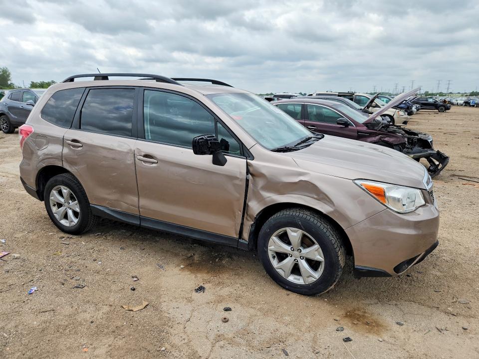 2014 Subaru Forester VIN JF2SJAECXEH476605 COPART salvage auction — SIDE, Il - Salvage Certificate, sold $3,050 on 2026-07-16 (photo 4)